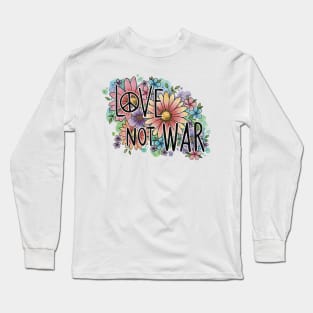 Love Not War by Lorna Laine Long Sleeve T-Shirt